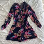 Daniel Rainn  Navy Floral Long Sleeve jumpsuit Photo 0