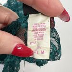 Frederick's of Hollywood Vtg  M Lace Babydoll Nightie Dress Sheer Structure V-neck Photo 7