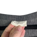 Poetry Linen Cotton Blend Navy Blue Natural Fabric Sheath Dress Size 10 Photo 4