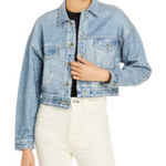 Rag and Bone  Miramar Denim 100% Cotton Cropped Jacket Large NEW Photo 0