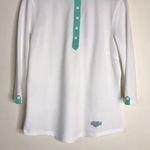 Footjoy ladies baby pique polo golf shirt with sleeves size large Photo 2