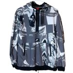 Nike Women’s Size Small Windbreaker Jacket Sportswear Marble All Over Print Photo 1