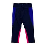 Gap  Fit Capris Medium‎ Blue Pink Activewear Colorblock Gym Athleisure Photo 3