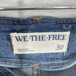 We The Free  Free People Level Up Slit Bootcut Jeans Medium Wash Size 30 Boho Photo 3