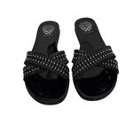 Vince Camuto Shoes Black Crossband Jelly Slide Sandals Size Women's 7 Photo 1