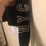 Flirtitude  Cropped Black NYC Sweatshirt Photo 1
