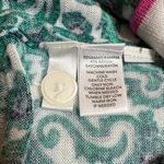 Ann Taylor Loft V-Neck Ramie Blend Paisley Print Button Up Cardigan Size Small Photo 4