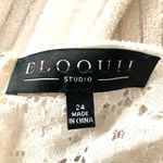 Eloquii  Fit & Flare Pom Pom Lace Boho Gauze Dress Tie Plus 24 Curvy Fashionista Photo 8