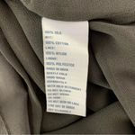 Anthropologie Dil Dress 6 Gray Silk Lace Short Sleeve Romantic Vintage Photo 5