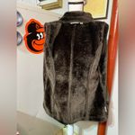 Denim & Co  Green Faux Leather Vest Photo 11