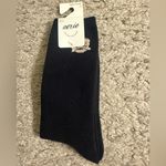 Aerie Black New York City NYC Snacks Pretzel Taxi Cab Graphic Crew Socks Photo 2