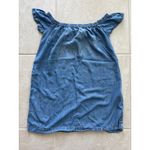 Cloth & Stone  Anthropologie‎ Dress Womens Sm Chambray Off Shoulder Western Boho Photo 2