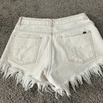 cream jean shorts Tan Photo 1