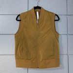 Lululemon Women's  Athleisure Non-Stop Bomber Vest Bold Beige size 6 Bohemian Photo 2