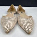 Nine West Women's Starship Leather Tan Point Toe Flats/Shoes Size 7.5 SKU 4044 Photo 1