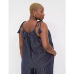 Lane Bryant Swing Lurex Gauze Tie-Strap Scoop Neck Tank Size 28. NEW Photo 1