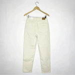 American Eagle   Mom Straight Leg Corduroy Pants Cream Size 2 NWT Photo 7