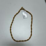 J.Crew  NWT gold rope chain necklace minimalist chic elegant long twist Photo 6