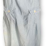 Vintage Denim & Co Dress Denim Pinafore Light Wash Button Detail Sleeveless Maxi Blue Size M Photo 4