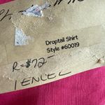 Habitat  Women’s Sz Small Pink Drop Tail Shirt New NWT Tencel Button Down Tunic Photo 3