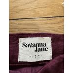 Savanna‎ Jane Long Sleeve Runched Crop Top Size Small Polyester Sexy Hippie Boho Photo 2