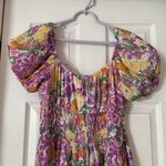 ASTR Florentino Sweatheart Neckline Midi Dress Pink Floral Size Small NWOT Photo 9