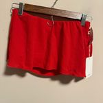 Aritzia NWT Wilfred Bonaventure Red Bouncy Tube Strapless Crop Top- Size Small Photo 3