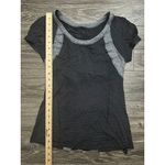 Lululemon  Black and Gray Short Sleeve size 4 Photo 1