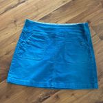 prAna  Blue Corduroy skirt Photo 0