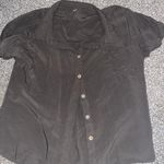 SheIn Army Green Flowy Top Photo 0