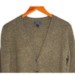 J.Crew Merino Wool V Neck Button Up Long Sleeve Cardigan Sweater M Moss Green Photo 1