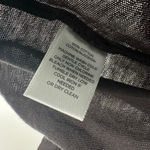 Lou & grey Lou & Gray Size Large Blouse Black Long Bell Sleeve Bow Tie‎ Round Neck NWT Photo 5