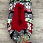 Star Wars NWT Mandalorian Multi-Color Soft Red Fleece Inside Slipper Socks Photo 0
