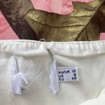 Princess Polly cottage core coquette white ruched long sleeve square neck milkmaid crop top Photo 7