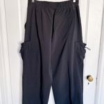 Athleta • Stay Fly Pant pull on track baggy black cargo cinch loose fit Photo 10