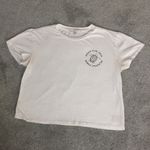 Vanilla Star Jeans Cropped white t shirt printed turtle Photo 0