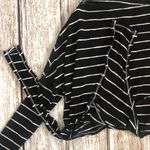 We The Free Striped Off-Shoulder Crop Top Side Tie Size XS Photo 3
