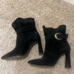 Joie  Alby Black suede buckle ankle bootie 7
$349 Photo 8