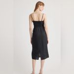 NWT Quince 100% European Linen Scoop Neck Midi Dress Black XS Photo 12