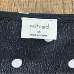 Wilfred  aritzia polka dot long sleeve button down blouse Photo 5