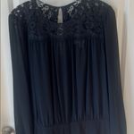 Michael Kors  Black Lace Overlay Romper Photo 3