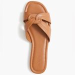 J.Crew  Factory Stitched Slide Sandal in Brown Size 10 NWT Photo 1