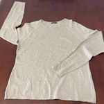 J. McLaughlin  Light Beige Sweater with Button Accents lightweight size large Photo 1