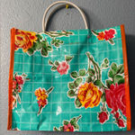 Mexican Floral Print Tote Bag Photo 0