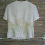Leslie Fay  16 Yellow Floral Fitted Top Plus Photo 5