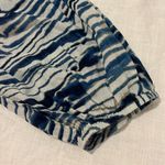Lola Australia Twenty Shirt Animal Swirl Navy Print Cotton Coastal Resort Boho Blue Size L Photo 8