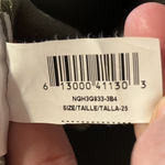 BCBGeneration Army Green Denim Frayed Edge Skirt Size 25 NWT Photo 12