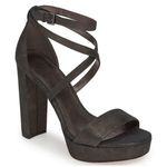 Michael Kors  Charcoal Silver Sparkly High‎ Heels Size 7.5M Photo 0