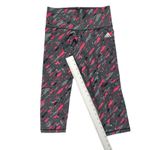 Adidas  Climalite Grey Pink Camo Leggings Mid Rise 18” Inseam Size Small Photo 2