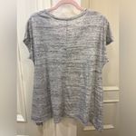 Toska  Womens V-neck gray blouse size Large Photo 1
